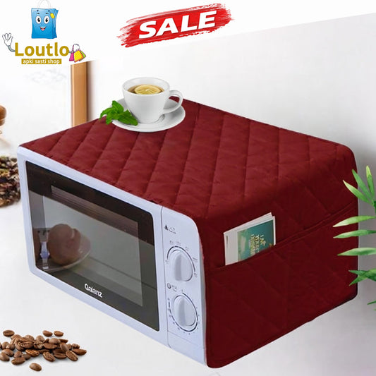 Microwave Cover - Maroon