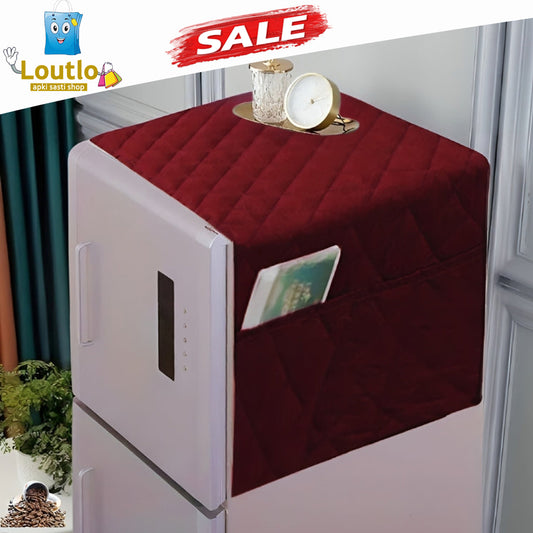 Fridge Cover - Maroon
